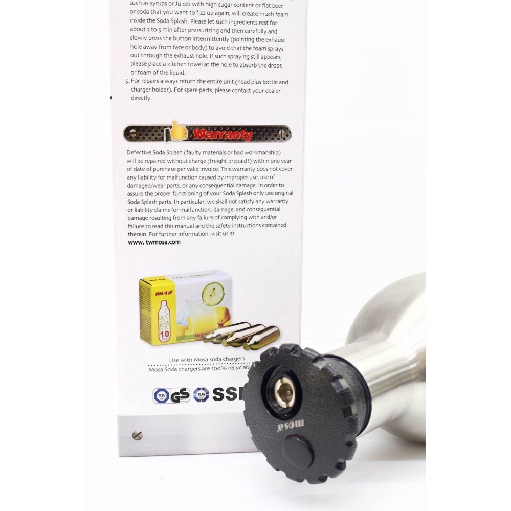 Mosa Soda Charger หลอดก๊าซโซดา 1 กล่อง