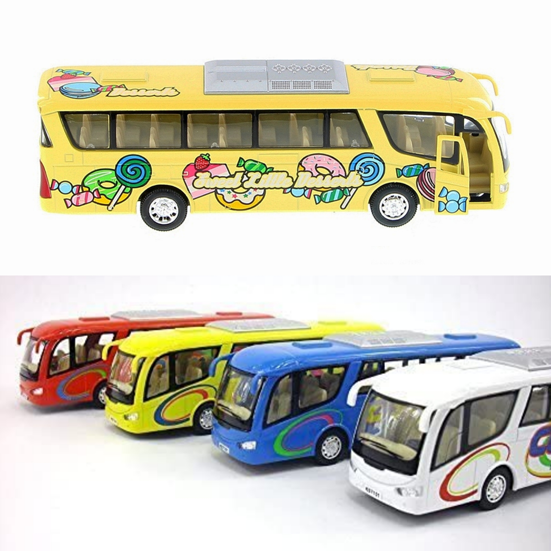 โมเดลรถบัส รถโค้ช coach โมเดลรถเหล็ก (ปลีก-ส่ง)