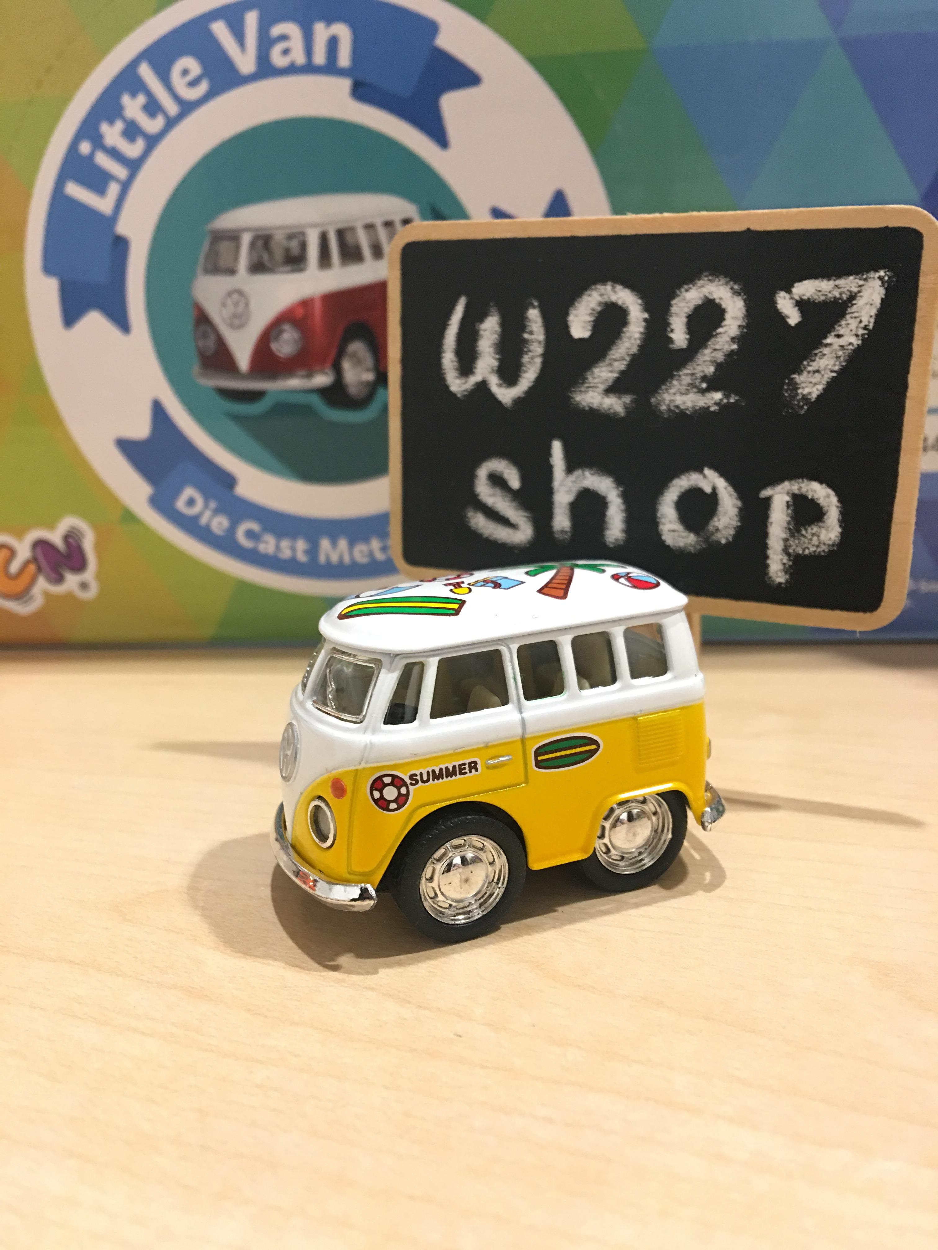 โมเดลรถเหล็ก โฟล์คตู้ Little Van ขนาด 2 นิ้ว กดลาน (ปลีก-ส่ง)