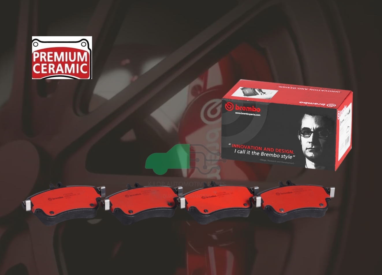 P50 094N ผ้าเบรกหน้า (แท้ BREMBO รุ่น Ceramic) BENZิ A W176, CLA-Coupe C117, B W246 2013-