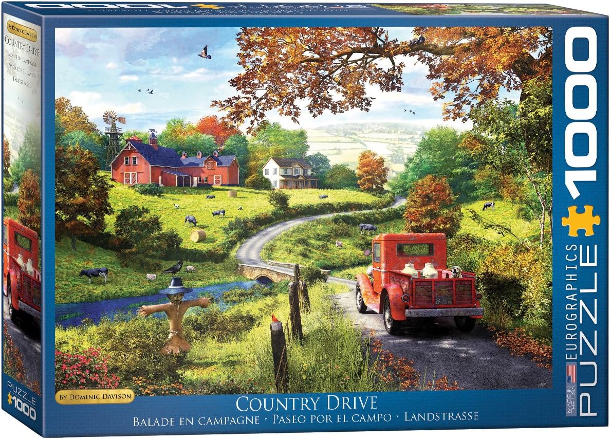 Eurographics - The Country Drive by Dominic Davison (Non-Pattern) 1000 pcs.