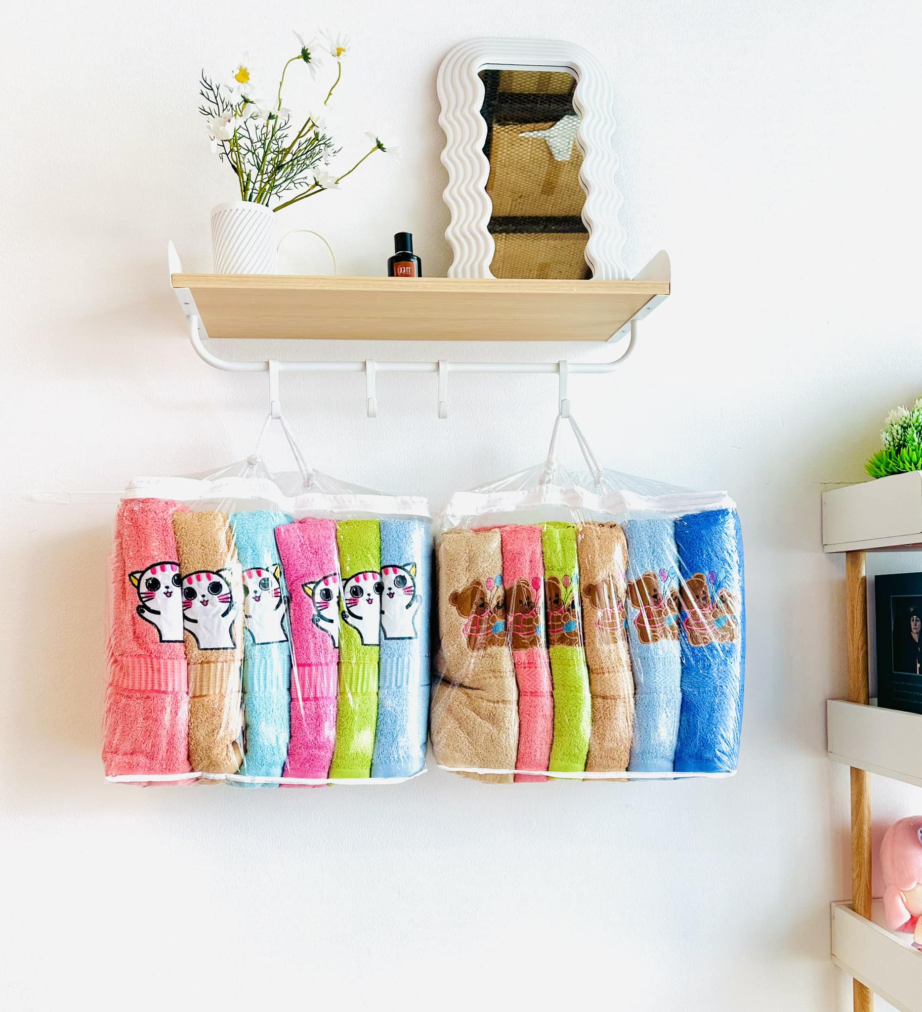 ผ้าเช็ดตัว COTTON ขนาด 27x54นิ้ว (1โหล)
