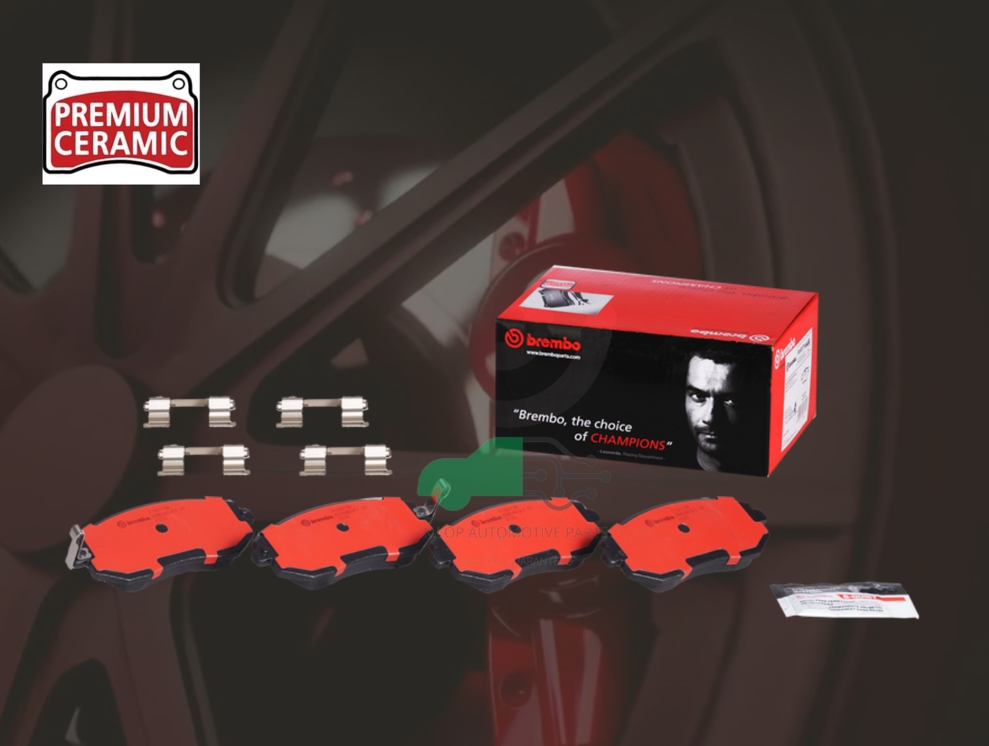 P78 013N ผ้าเบรกหน้า (แท้ BREMBO รุ่น Ceramic) Subaru XV GP (2.0) AWD 12-15/FORESTER SH (2.0), LEGACY BM BR9 (2.5 GT)