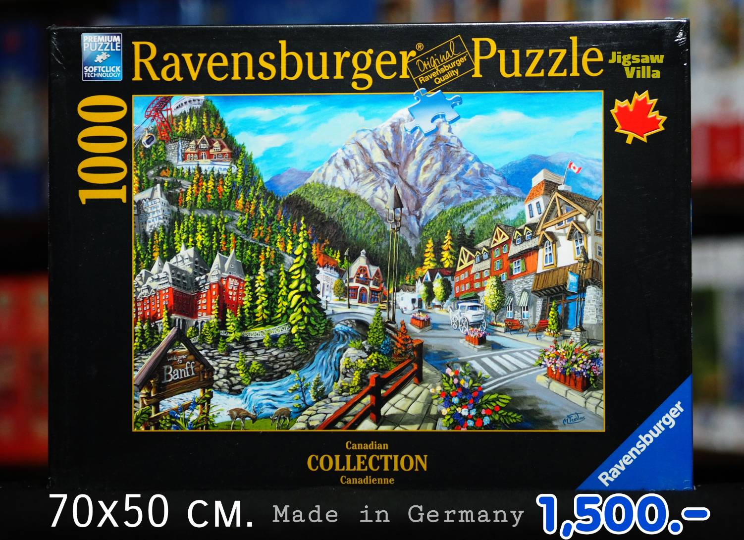 Ravensburger - Welcome to Banff (Canadian Collection), by Miguel Freitas 1000 pcs.