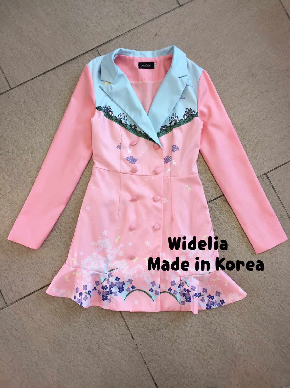 *พร้อมส่ง*Lyn Dress :: เดรสแขนยาวทรงสูท