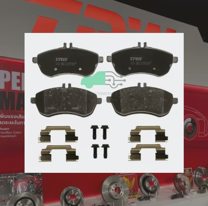 GDB1736 ผ้าเบรกหน้าแท้ TRW (COTEC) : BENZ W204 C200, C220, C300,C200KOM, C200CGI, C200CDI, C250CG/2008-2012