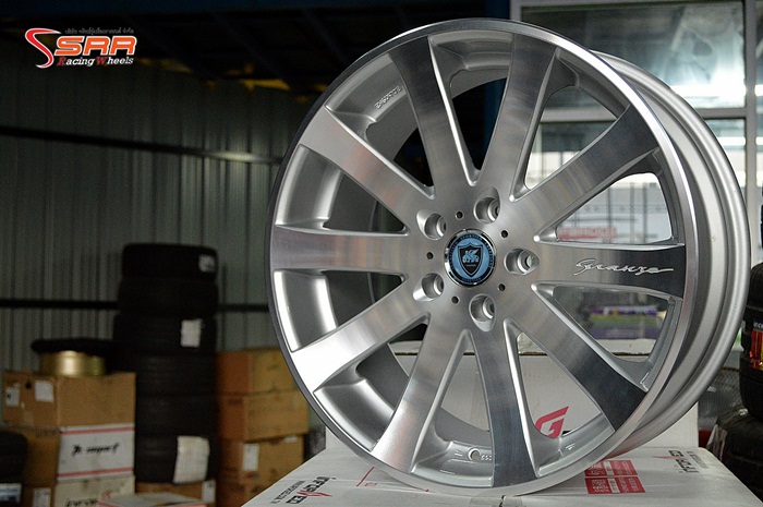 VENETIAN GRANZO ขอบ19 ET42 5x114.3 SILVER/MIRROR FULL FACE POLISH