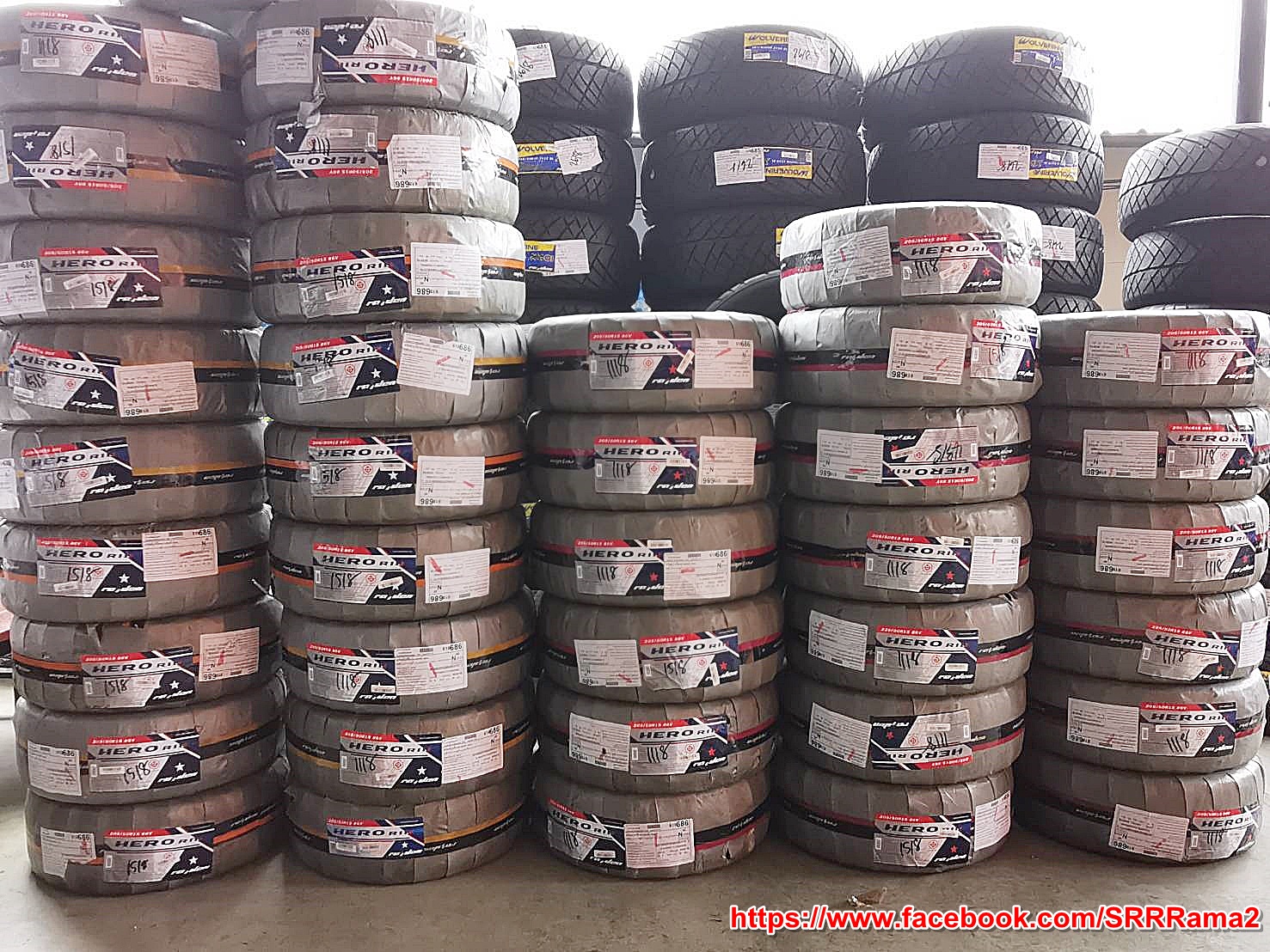 HERO R111 205/50R15 ยางขอบขาว ยางปี20 ราคาพิเศษ