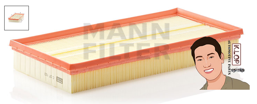 C37153 ไส้กรองอากาศ AUDI A3,VW GOLF (MANN-FILTER***งานพรีเมี่ยมแท้นำเข้ายุโรป)