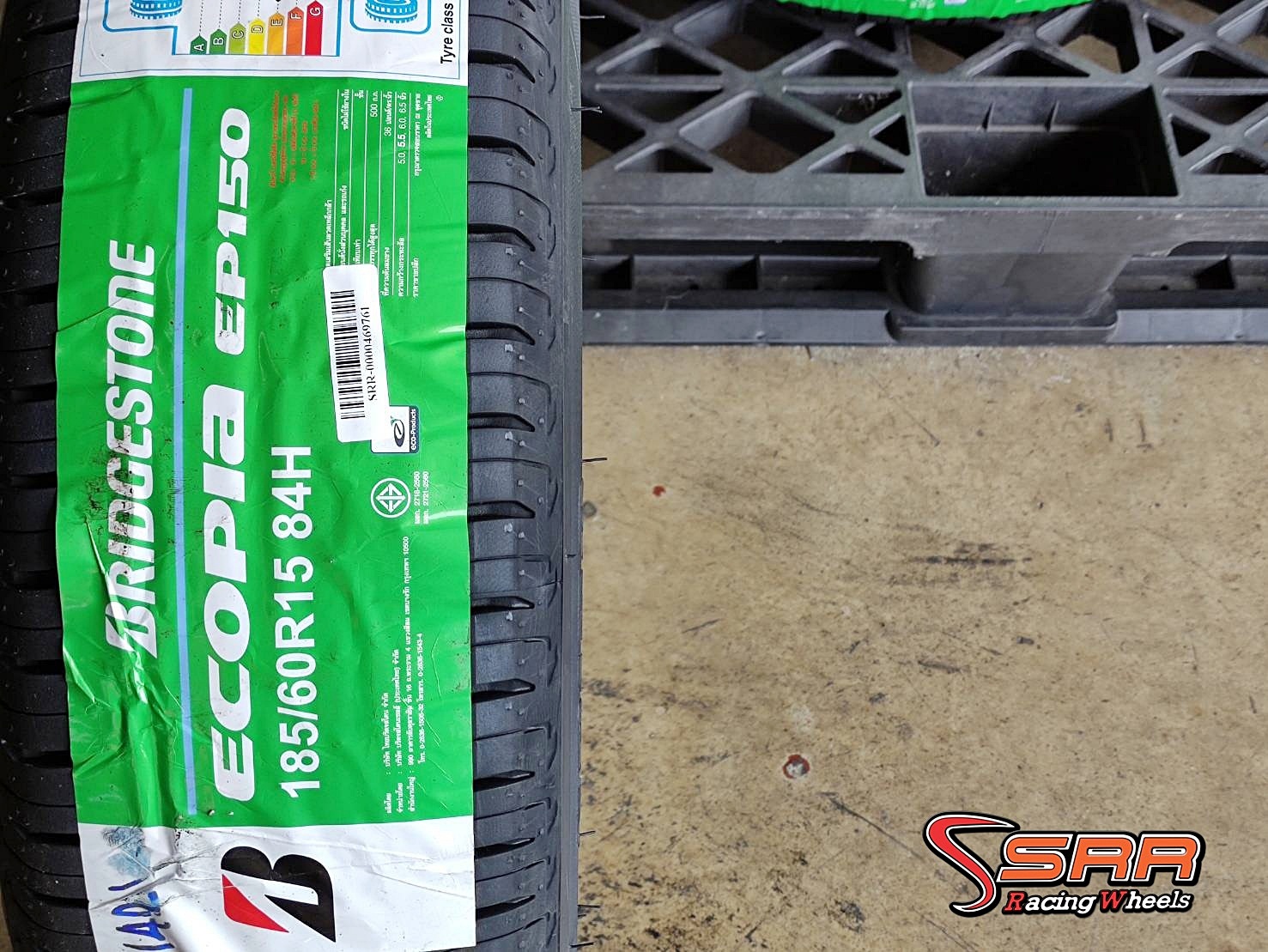 BRIDGESTONE ECOPIA EP150 185/60R15 ยางใหม่ ปี2021 ราคาพิเศษ