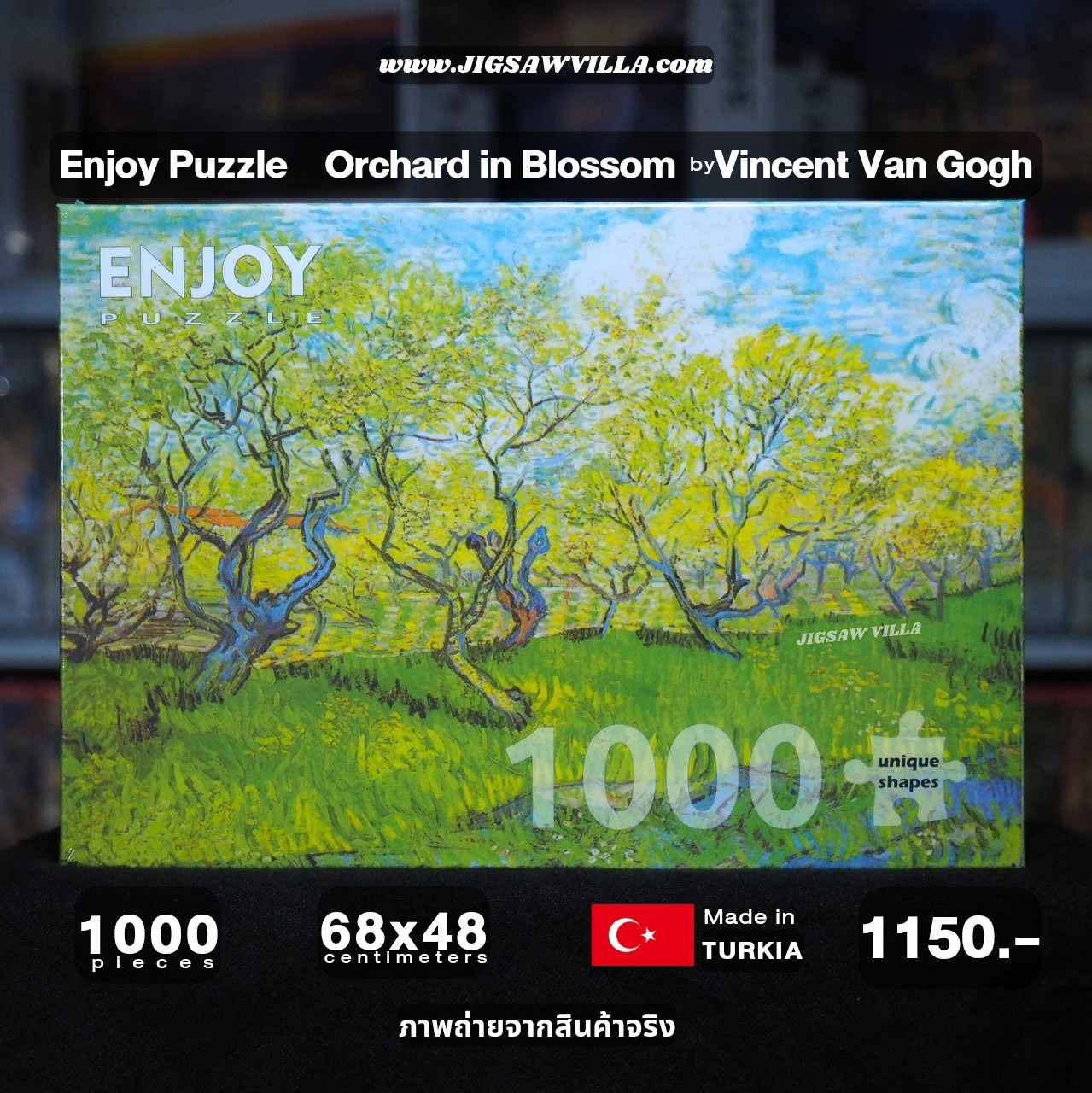 Enjoy Puzzle - Orchard in Blossom by Vincent Van Gogh 1000 pcs.