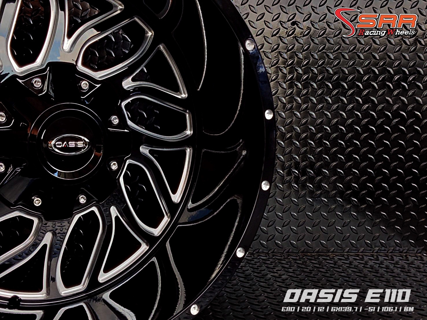 OASIS E110 ขอบ20x12 6H139.7 ET-51 BM ราคาพิเศษ