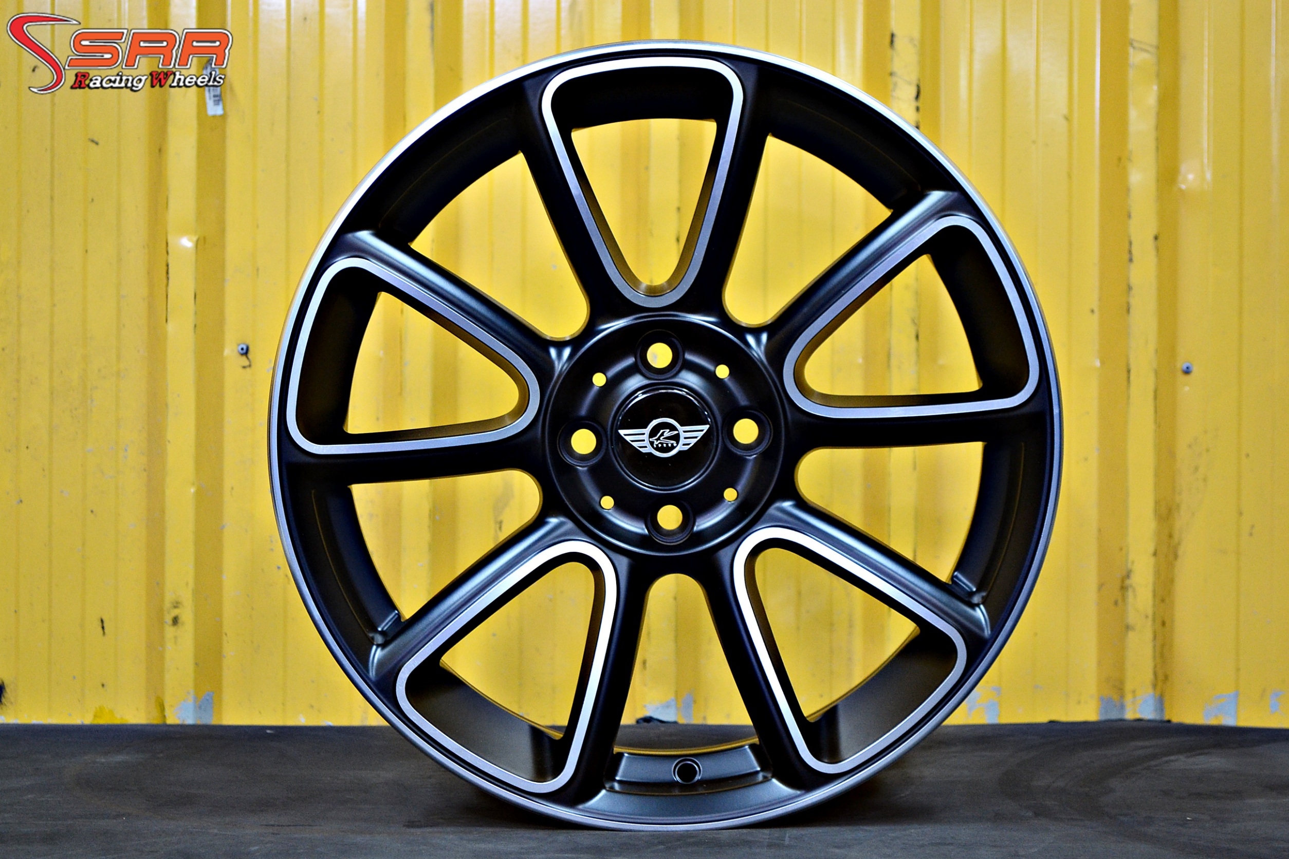 MN2-401 MINI ขอบ17 ET40 4x100 XMP/BLACK-FLAT