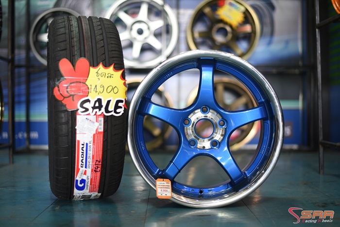 ล้อแม็กซ์ขอบ17 นิ้ว พร้อมยาง ชุดละ 14,900 บาท