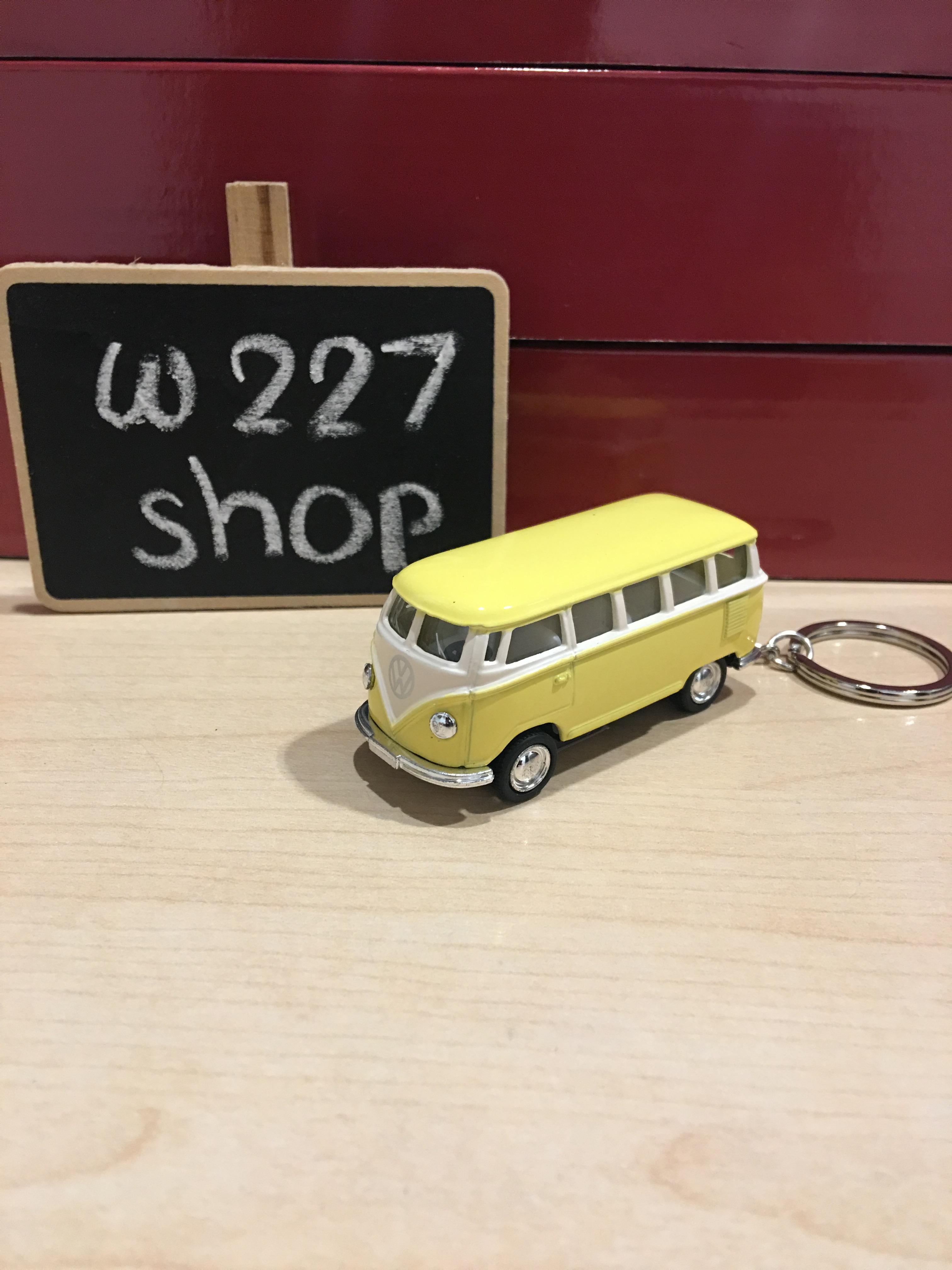 พวงกุญแจ โมเดลรถเหล็ก โฟล์คตู้ 1962 Volkswagen Classical Bus scale 1:64 ขนาด 2.5 นิ้ว กดลาน (ปลีก-ส่ง)