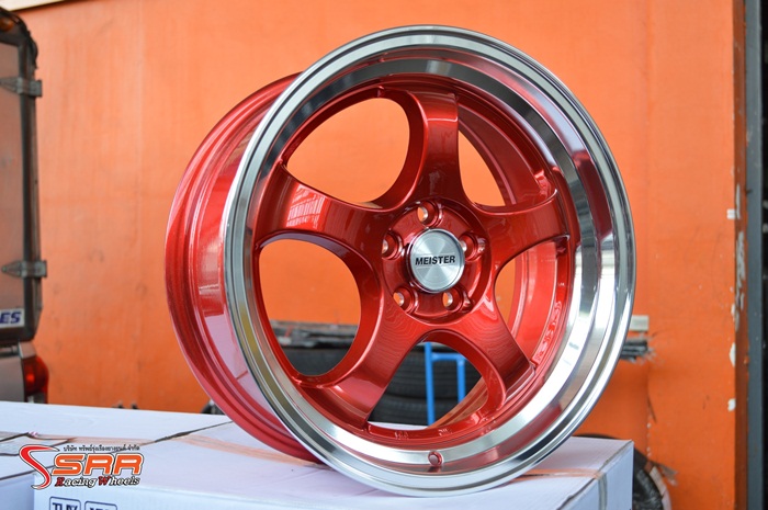 S1R ขอบ17 สีแดงแก้ว