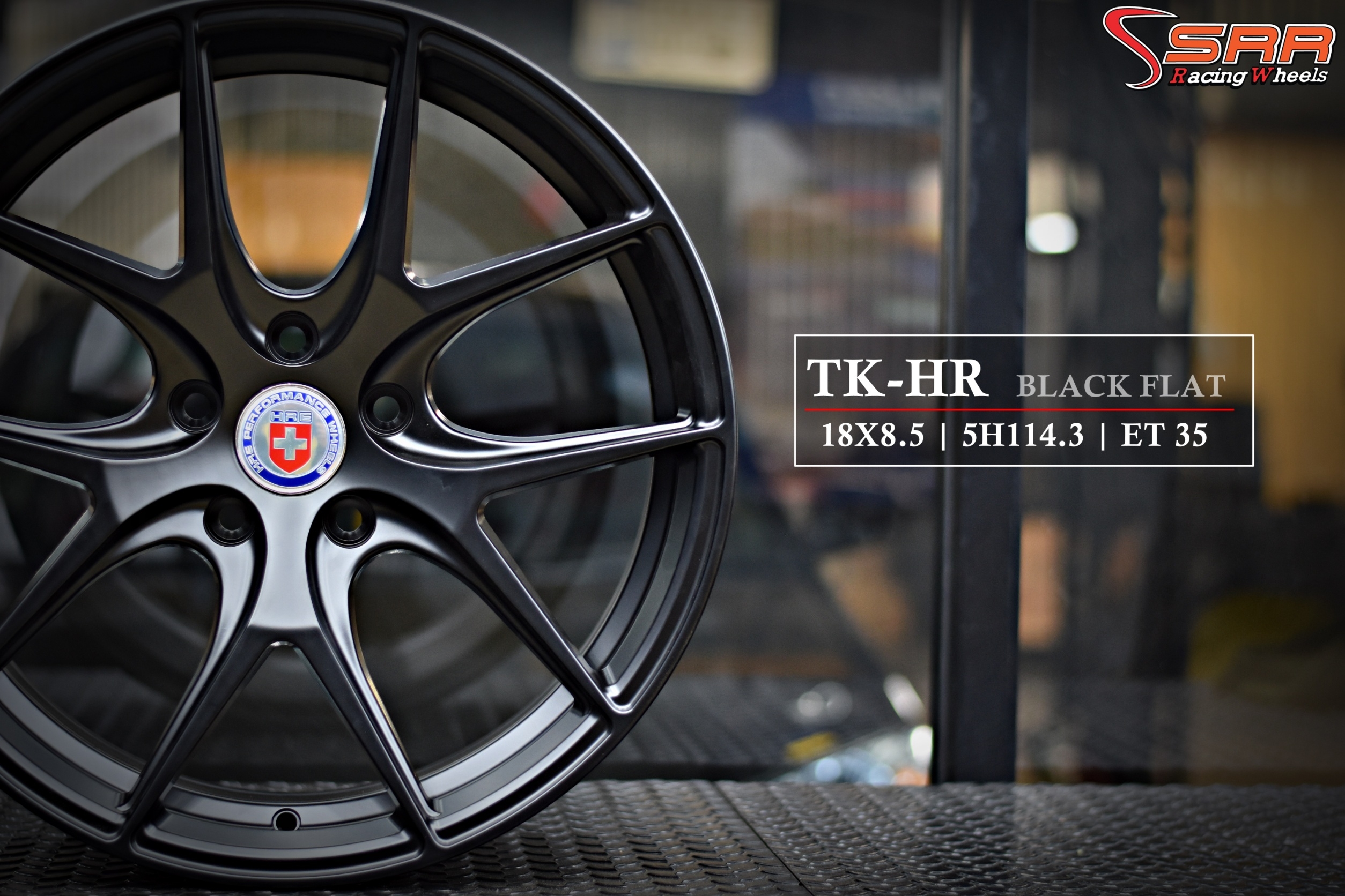 HRE TKHR ขอบ18 5H114.3 ET35 BLACK FLAT ราคาพิเศษ