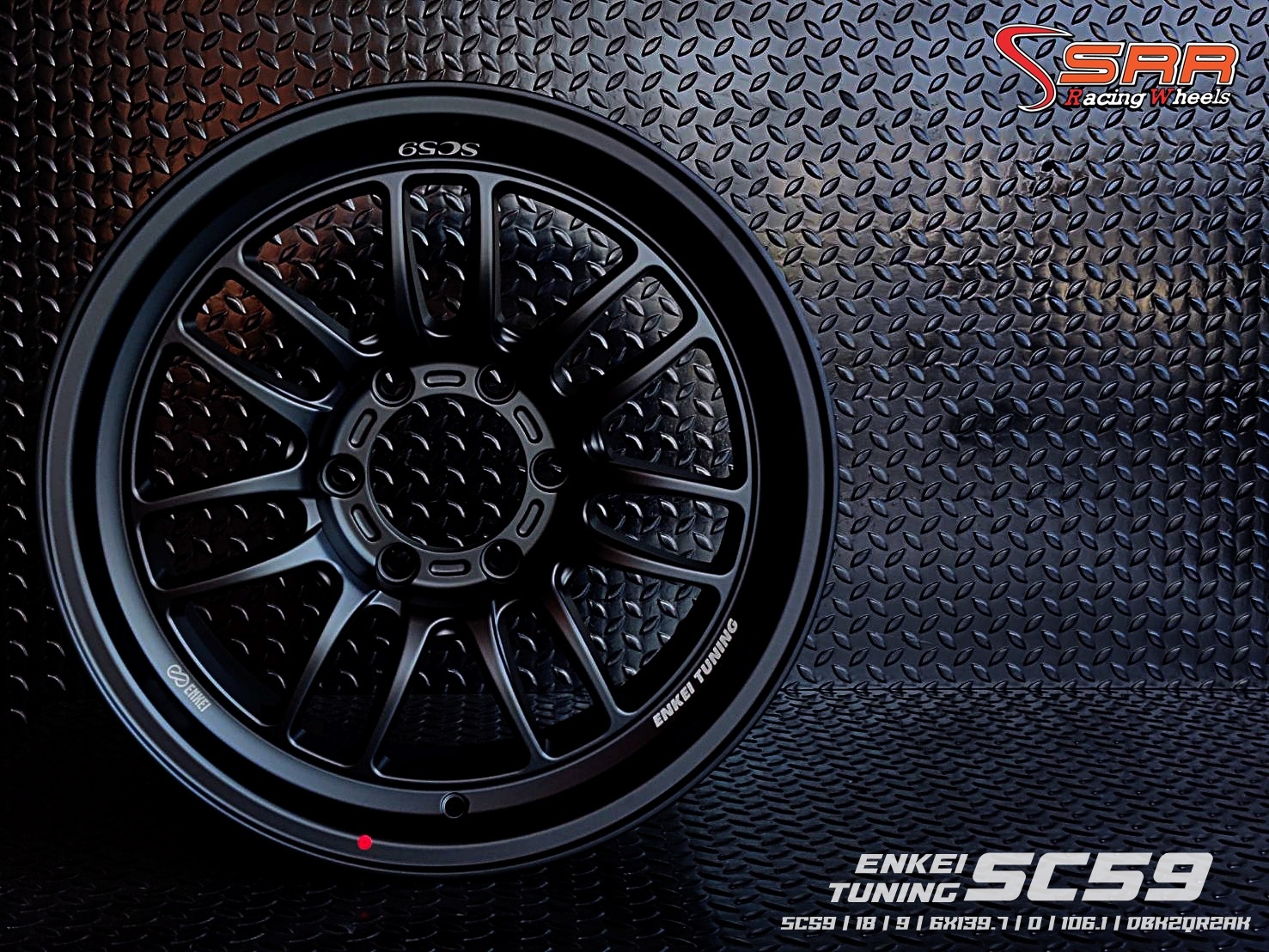 ENKEI TUNING SC59 ขอบ18 6H139.7 ET0 DBK2QR2AK มีจำหน่ายที่ร้านSRR