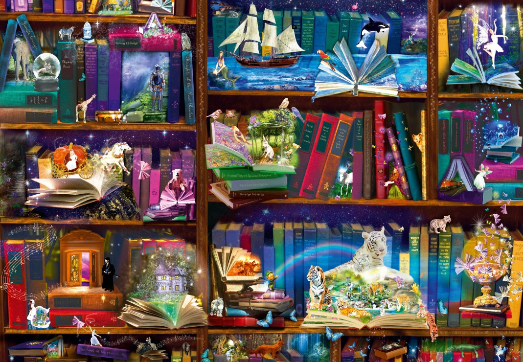 Bluebird Puzzle - Library Adventures in Reading 1000 pcs.