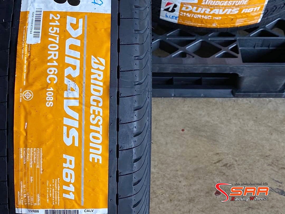 BRIDGESTONE DURAVIS R611 215/70R16 ยางใหม่ ลดราคาพิเศษ