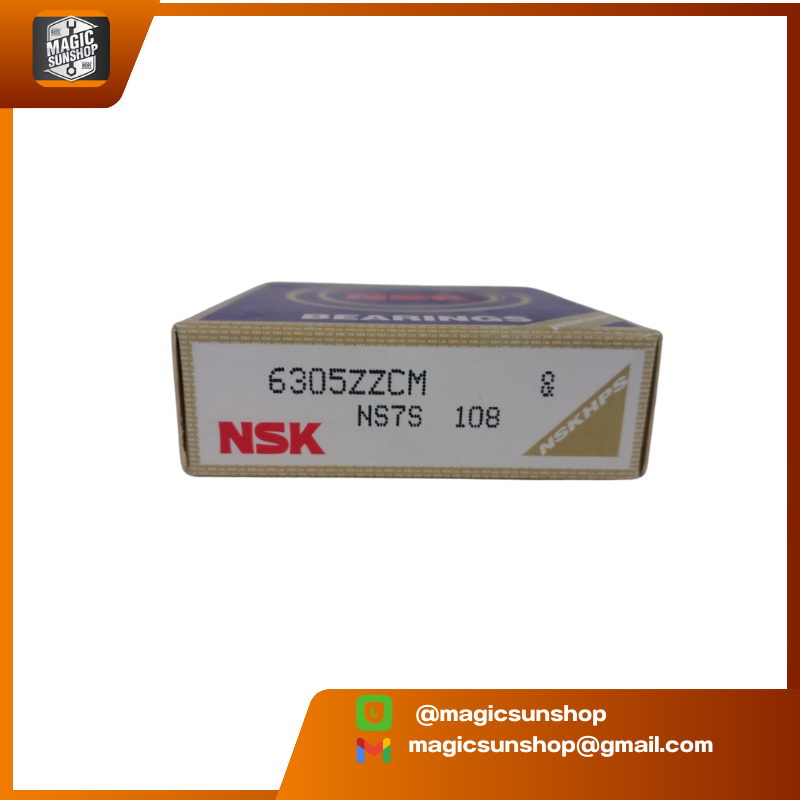 NSK BEARING 6305ZZ/CM 25 X 62 X 17 MM