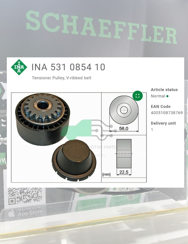 (INA) : ลูกรอกตั้งสายพาน D4F Savvy 1.2 16V ปี07-12