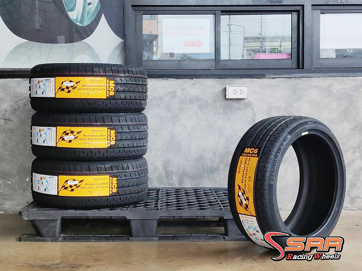 CONTINENTAL MAXCONTACT MC6 225/40R18 ยางใหม่ปี2021 ราคาพิเศษ