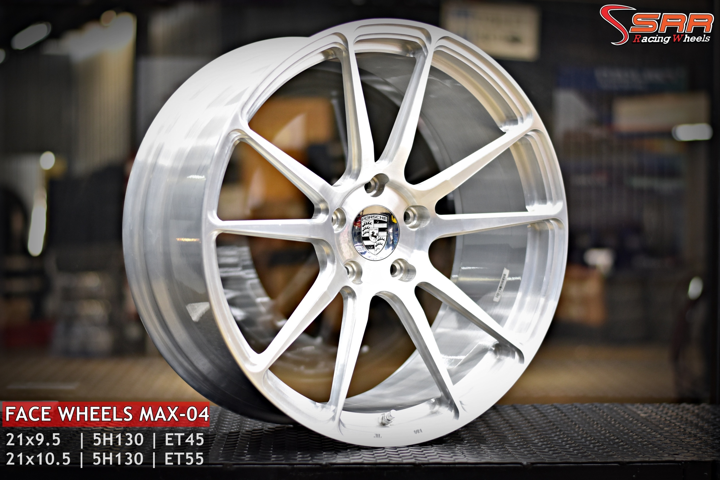 FACEWHEELS MAX-04 ขอบ21 นิ้ว 5H130 ล้อแม็กสำหรับใส่รถPorsche