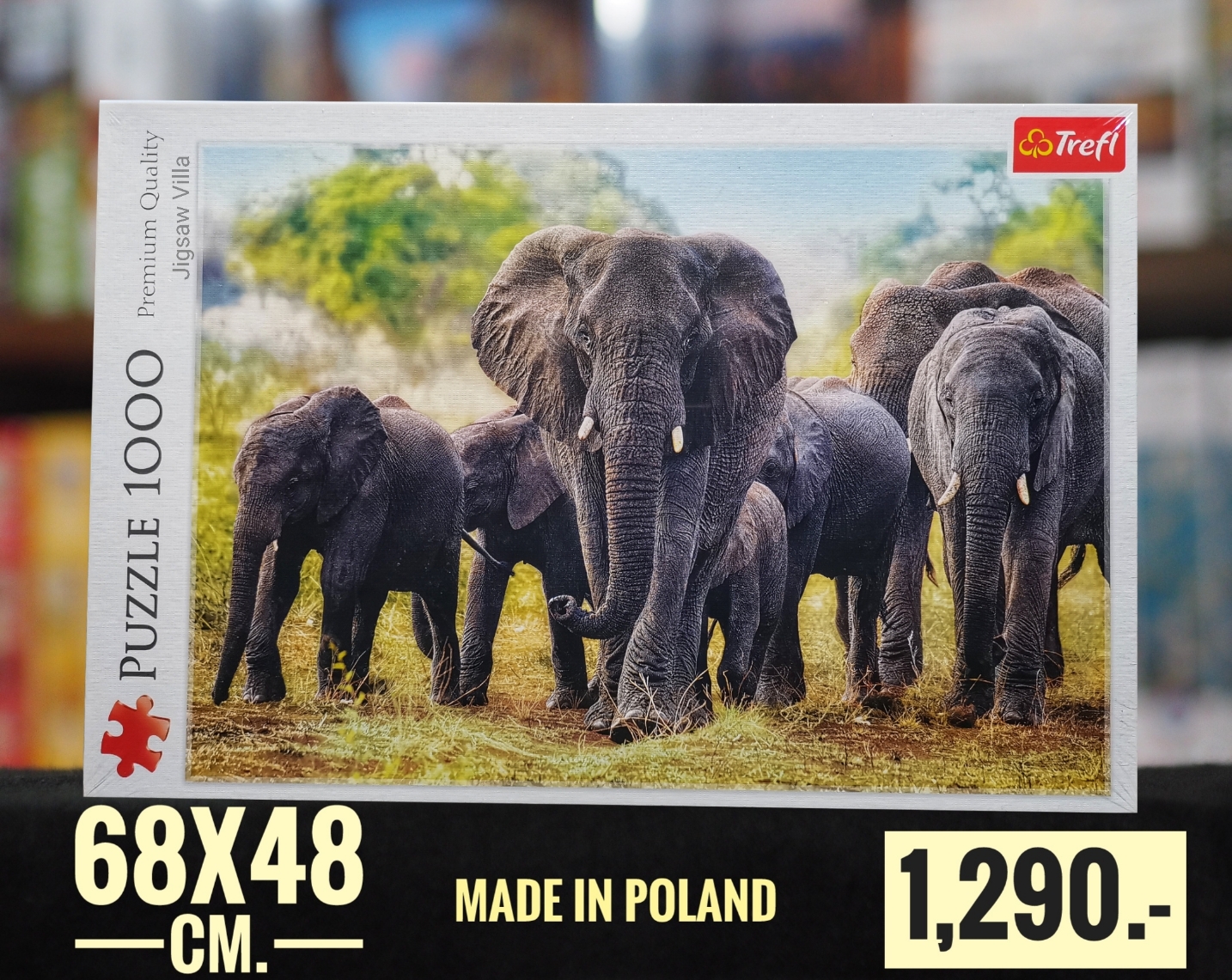 Trefl - African Elephants by Mario Moreno 1000 pcs.