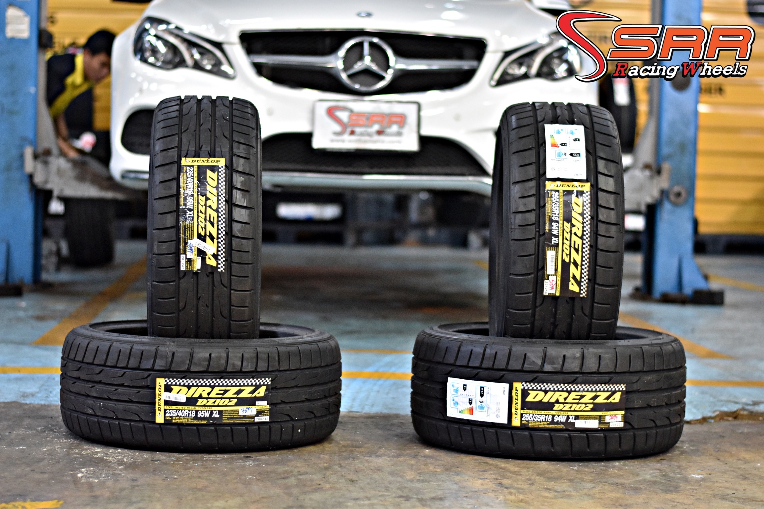 DUNLOP DZ102 255/35R18 ยางปี19 ลดราคาพิเศษ