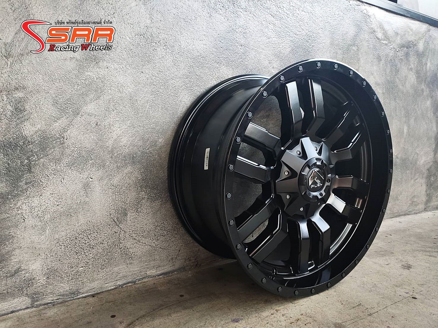 FUEL SLEDGE D596 ขอบ20x9 ET20 6x135/6x139.7 TWO-TONE BLACK