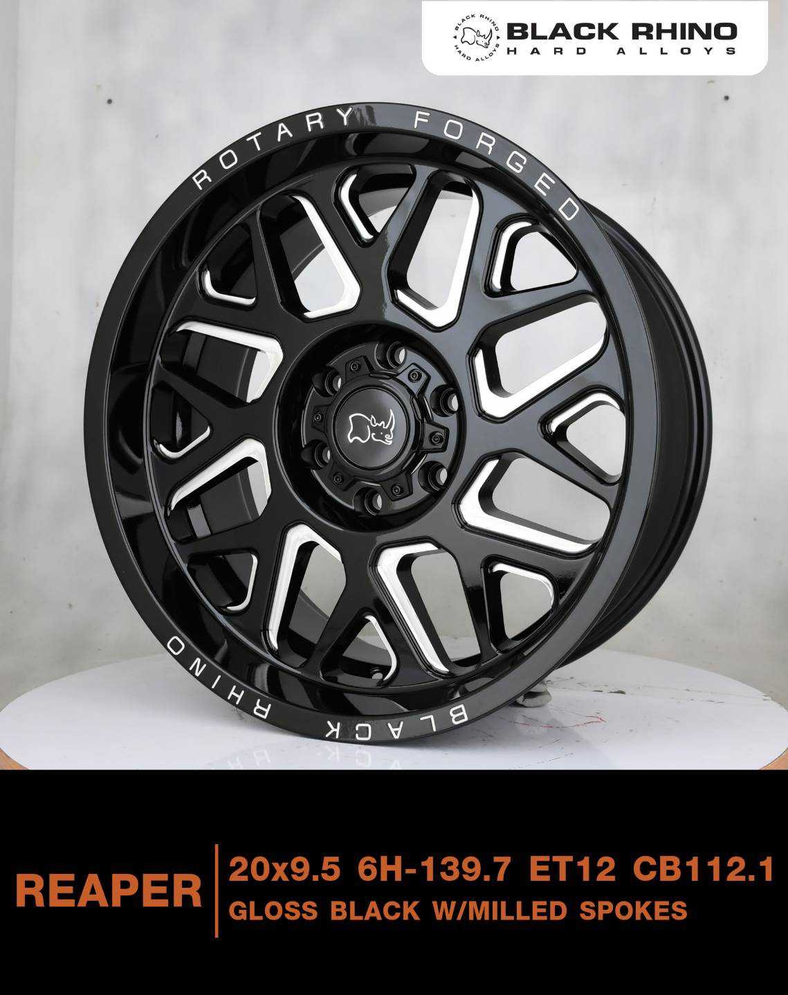 BLACK RHINO ล้อแท้ ขอบ20 นิ้ว 6H139.7 ราคาพิเศษ ที่SRR