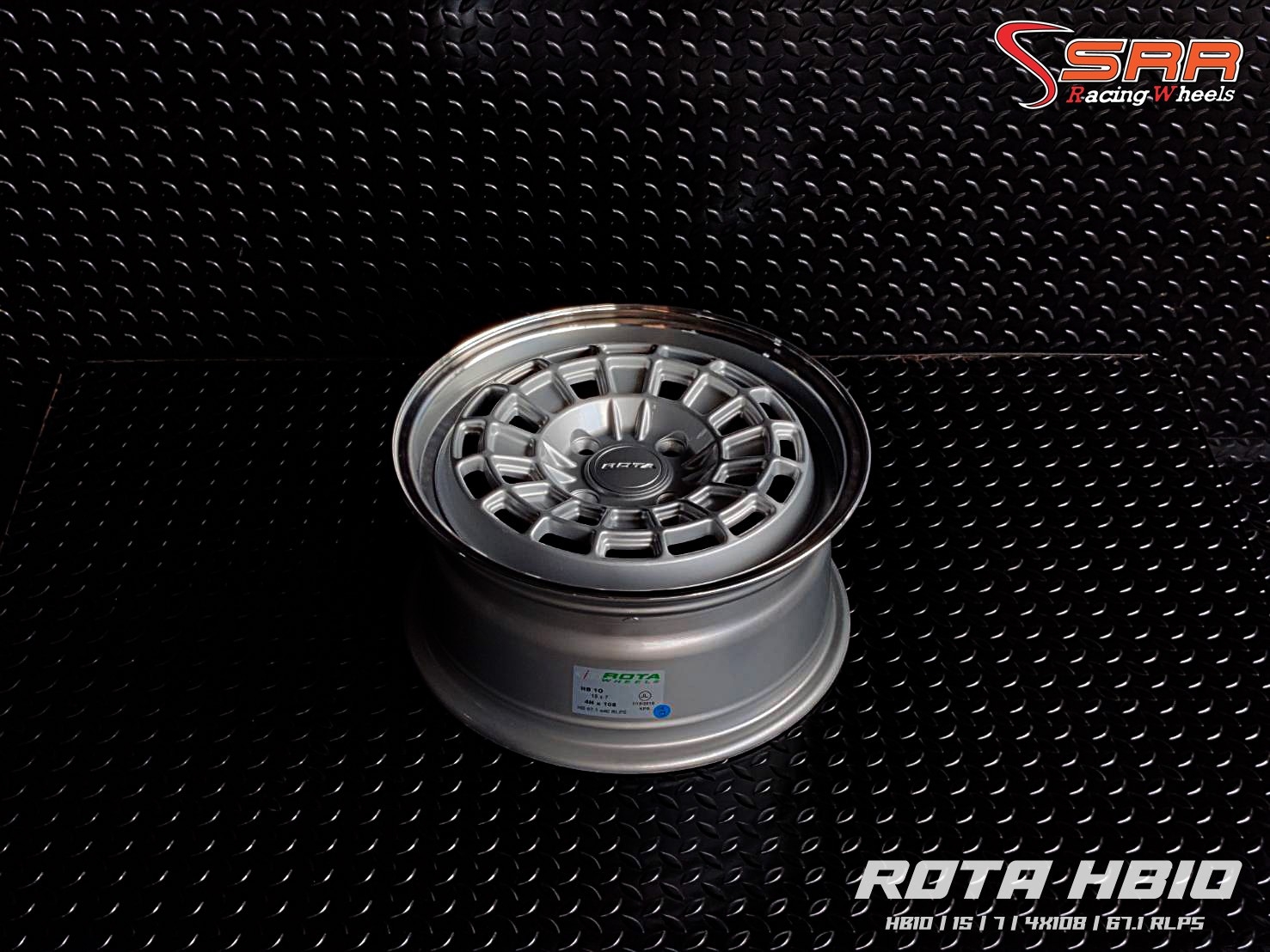 ROTA HB10 ขอบ15 4H108 ET40 RLPS สำหรับรถFORD EcoSport,Peugeot