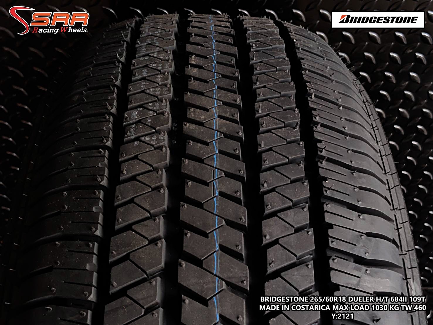 BRIDGESTONE DUELER H/T 684-II 265/60R18 ยางใหม่ ปี2021 ราคาพิเศษ