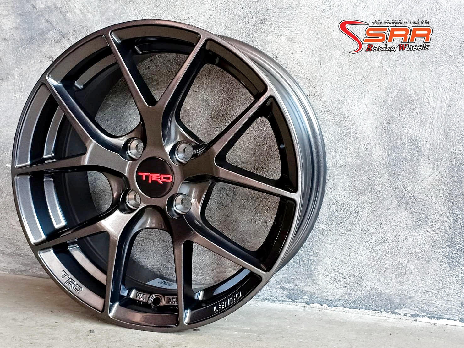 TRD TR6 ล้อแท้LENSO ขอบ15 4x100 HD สำหรับใส่รถTOYOTA
