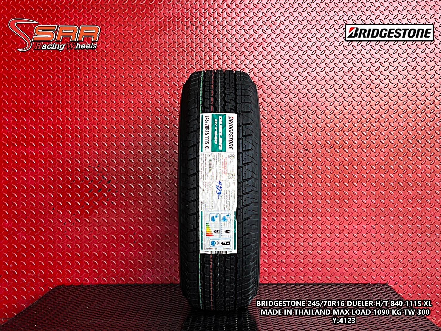BRIDGESTONE DUELER H/T 840 245/70R16 ยางปี23 ราคาพิเศษ