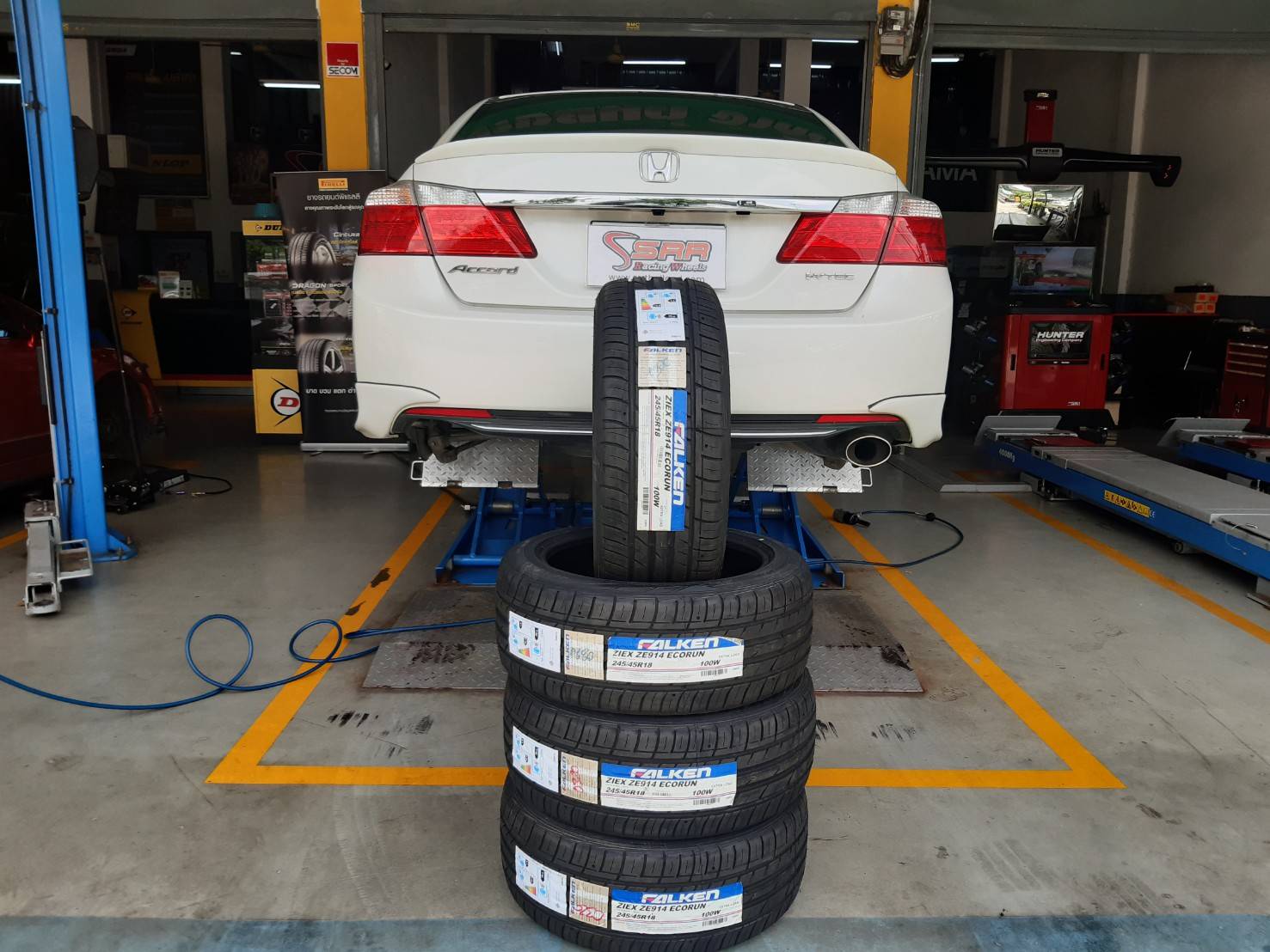 FALKEN ZE914 ECORUN 245/45R18 ยางไทยปี20 ราคาพิเศษ