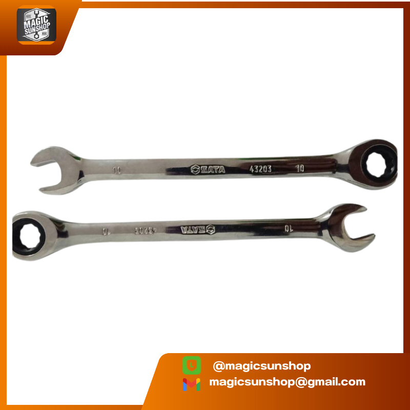 SATA ประแจ 43203 Dual-use ratchet quick pull 10mm