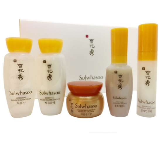 กิ๊ฟเซ็ตยอดนิยม Sulwhasoo BASIC KIT 5 Items Gift set บำรุงผิวหน้าพื้นฐาน