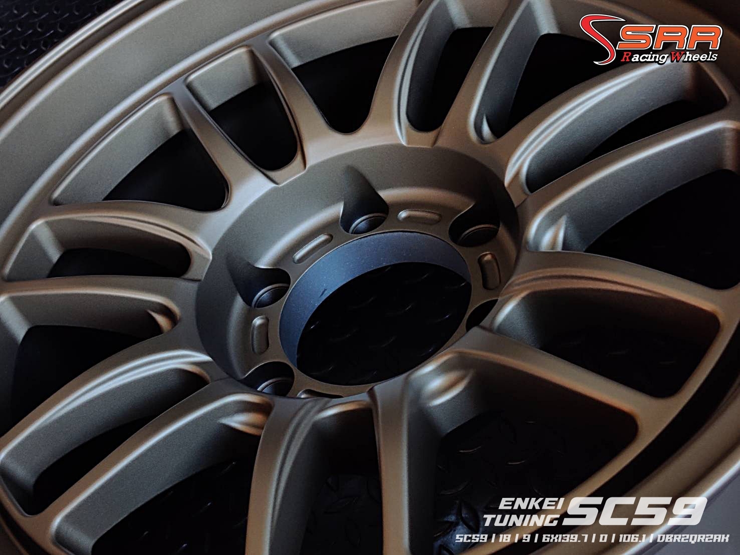 ENKEI TUNING SC59 ขอบ18 6H139.7 ET0 DBR2QR2AK ราคาพิเศษ