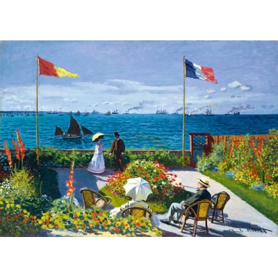 Bluebird Puzzle - Garden at Sainte-Adresse, 1867 by Claude Monet 1000 pcs.
