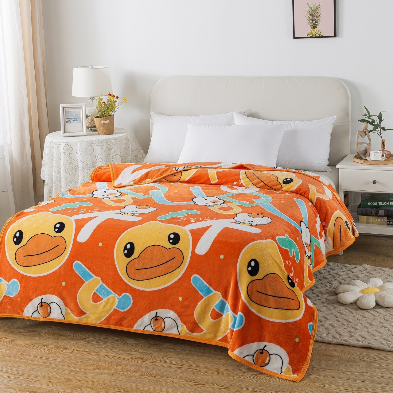 ผ้าห่มนาโน 6 ฟุตพิมพ์ลายการ์ตูน 12 ผืน