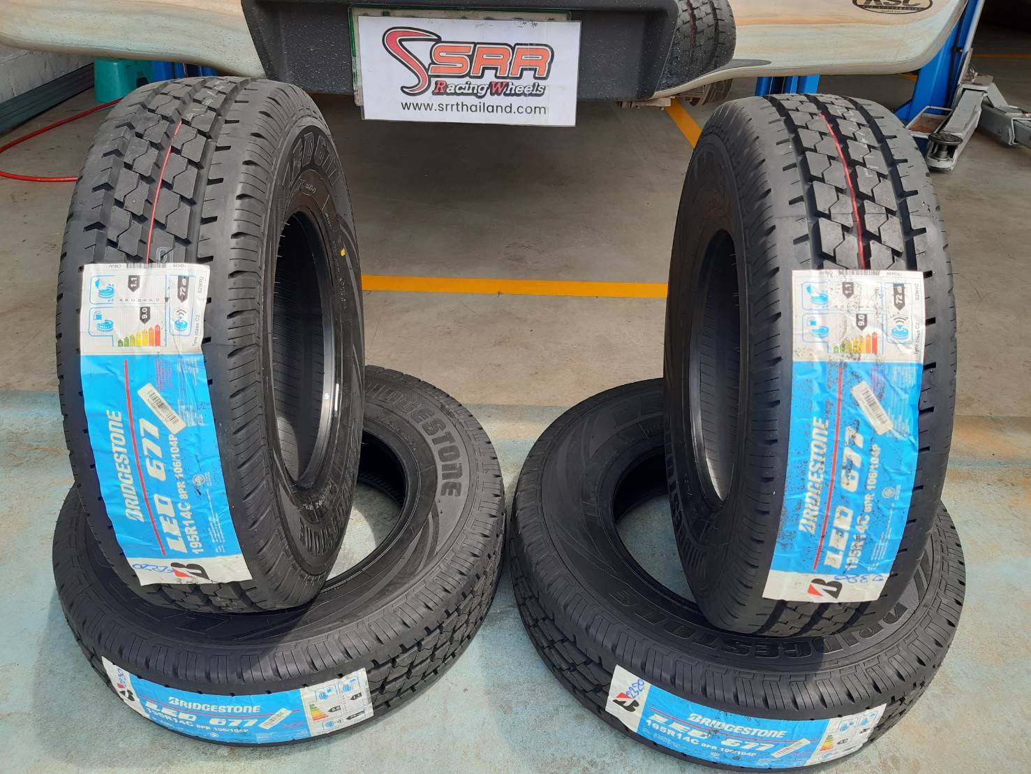 BRIDGESTONE LEO677 195R14 ยางสำหรับกระบะบรรทุก ราคาพิเศษ