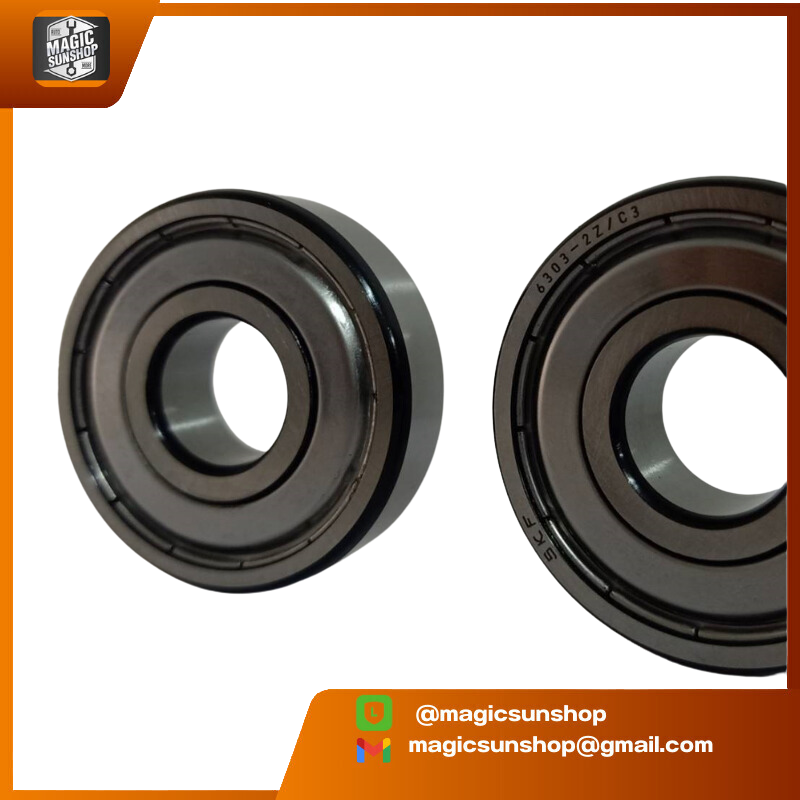 910568 SKF Deep Groove Ball Bearings Single Row 6303-2Z/C3 17 x 47 x 14mm
