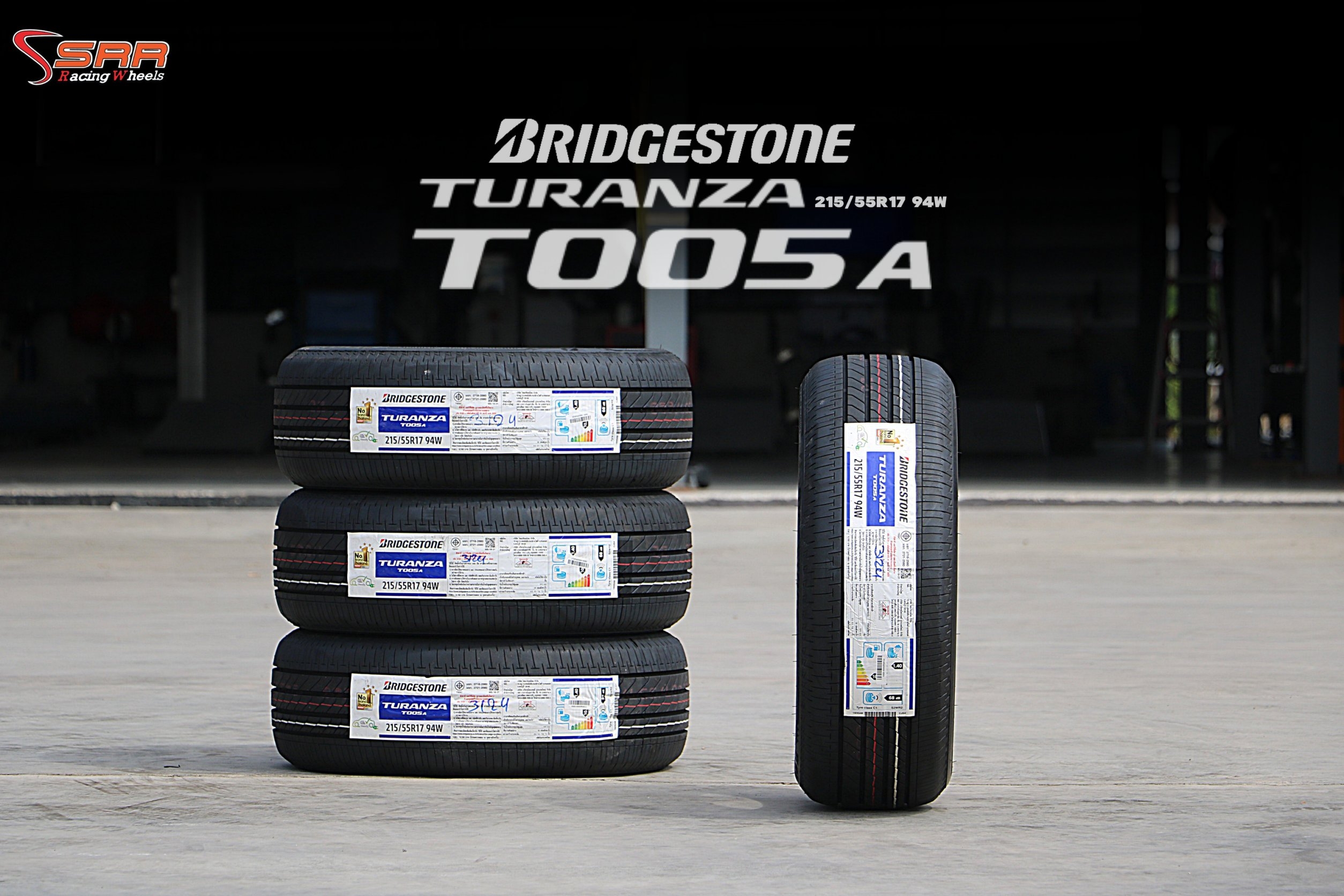 BRIDGESTONE TURANZA T005A 215/55R17 ยางใหม่ ราคาพิเศษ