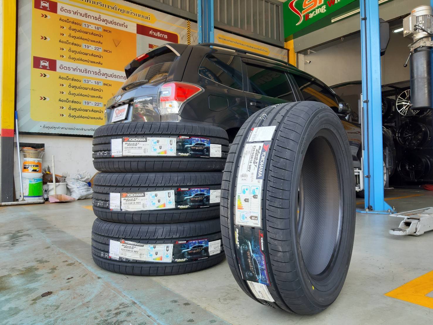 YOKOHAMA BluEarth-XT AE61 225/55R18 ยางญี่ปุ่น ราคาพิเศษ