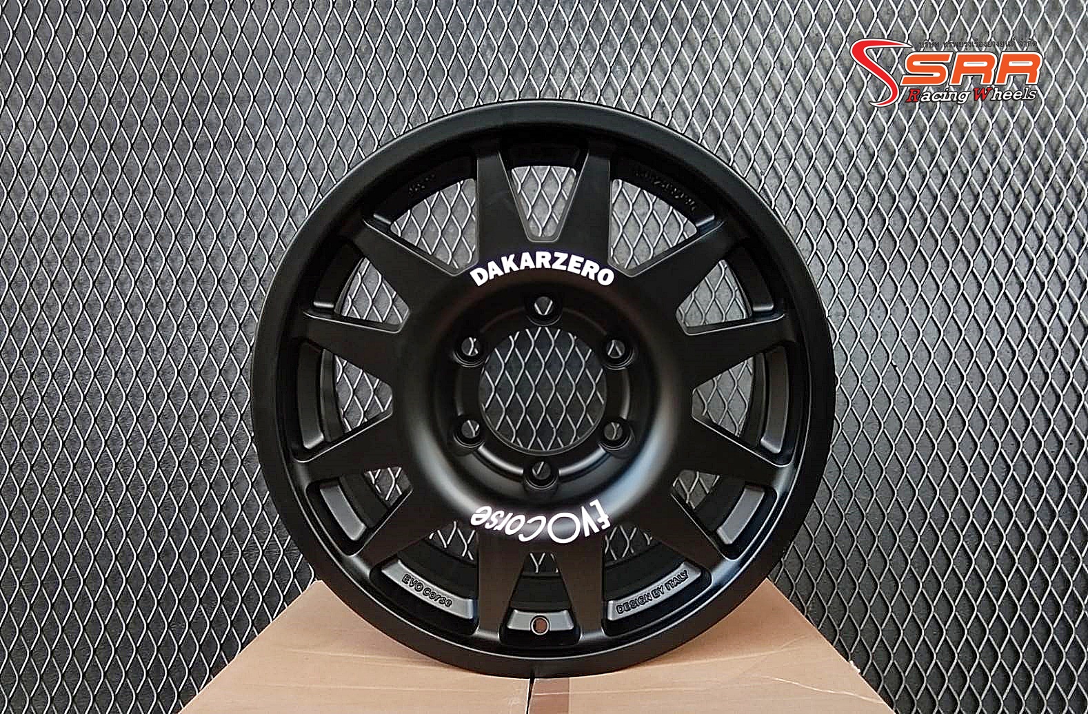 EVO-361 EVO-Corse ขอบ16 ET+10 6x139.7 BLACK-FLAT