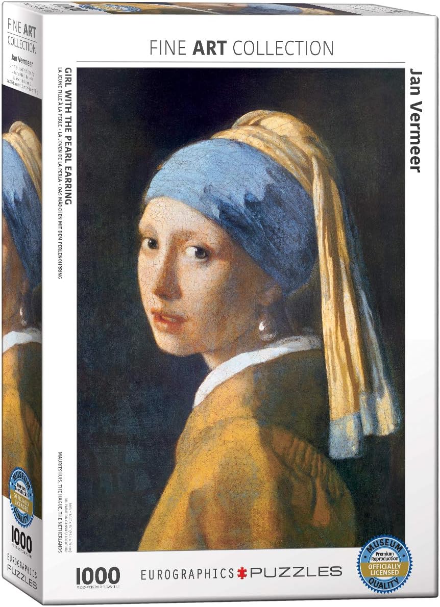 Eurographics - Girl With the Pearl Earring by Vermeer (Non-Pattern) 1000 pcs.