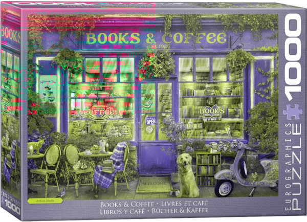 Eurographics - Books & Coffee (Non-Pattern) 1000 pcs.
