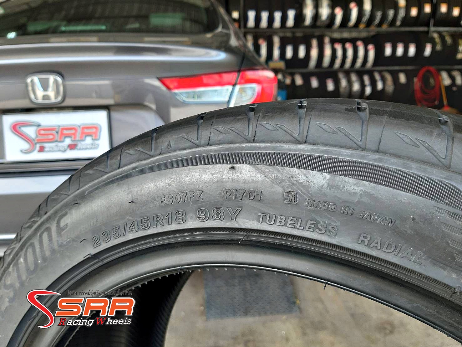 BRIDGESTONE POTENZA S007A 235/45R18 ยางใหม่ปี2021 ราคาพิเศษ